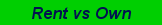 Renting an apartment vs owning a home